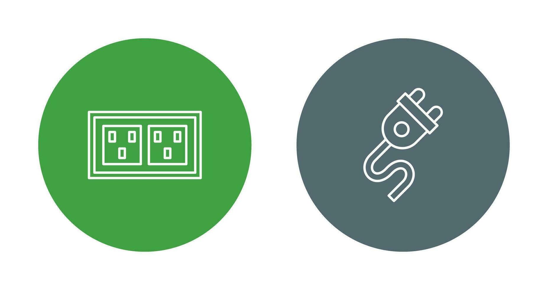 Socket and Plug Icon vector