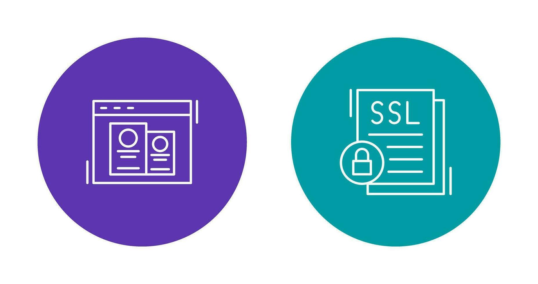User and Protection Icon vector