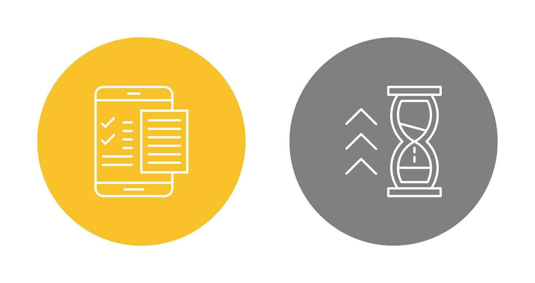 Check List and Quick Response Icon vector