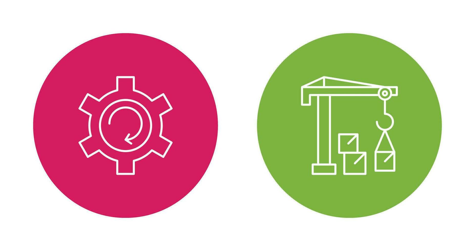 Upgrade and Robotic Arm Icon vector