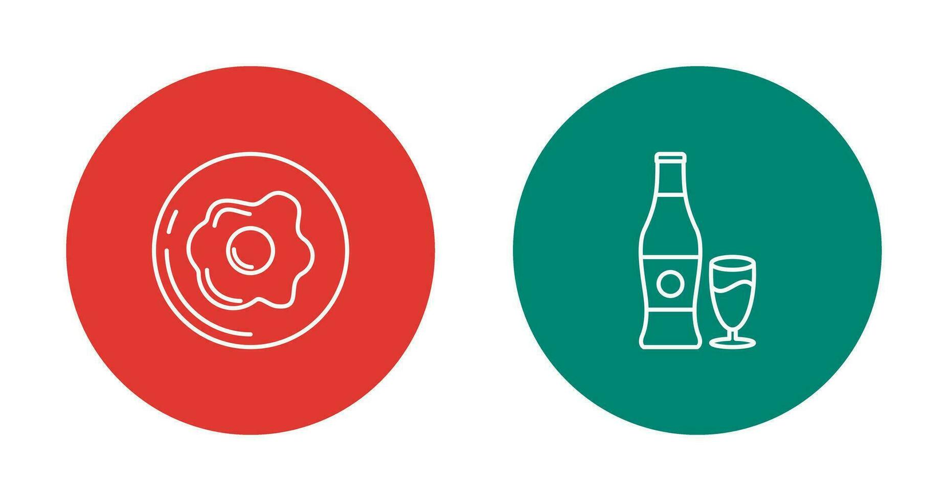 Breakfast and Bear Icon vector