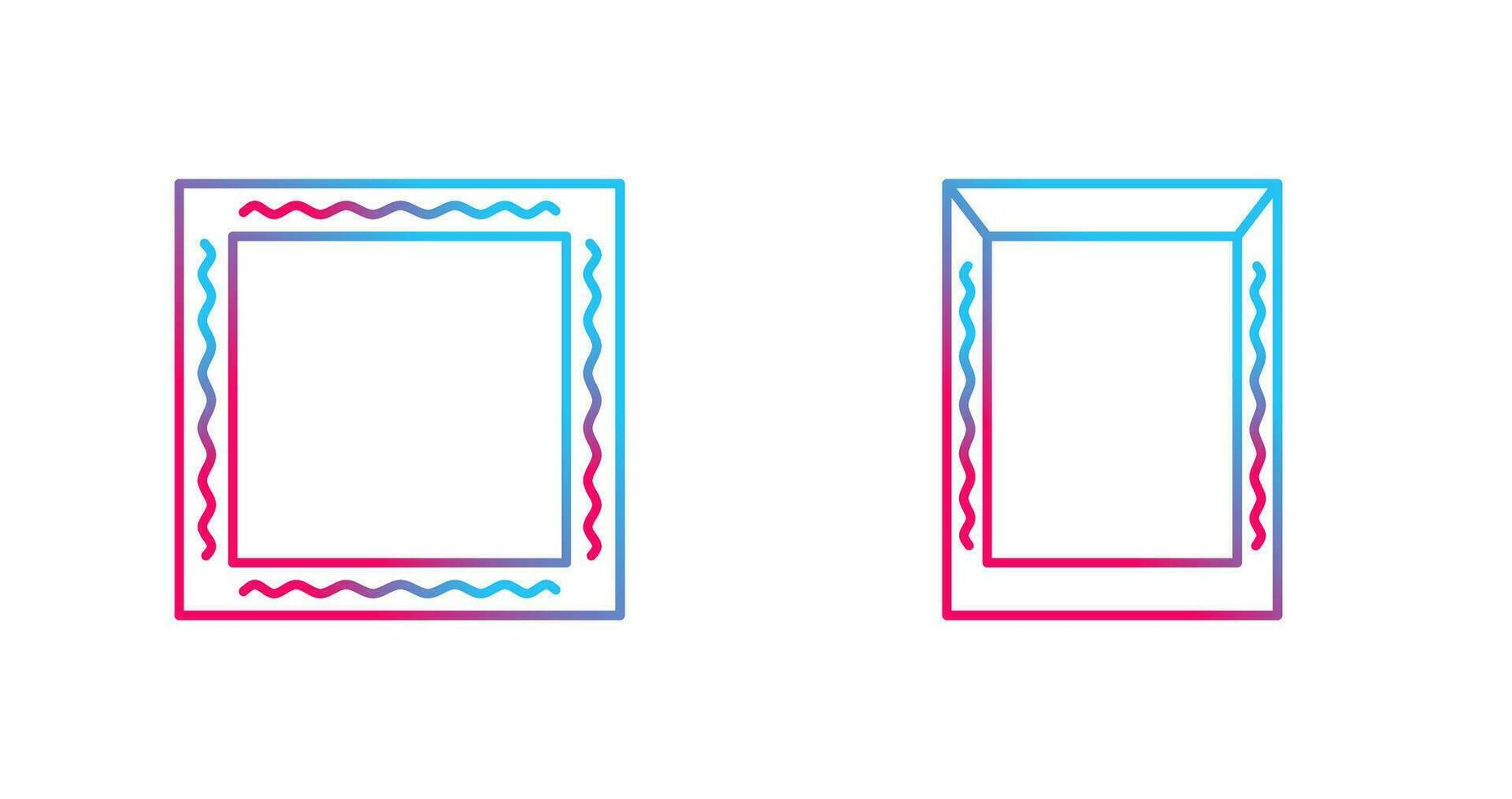 frame and hanging Icon vector