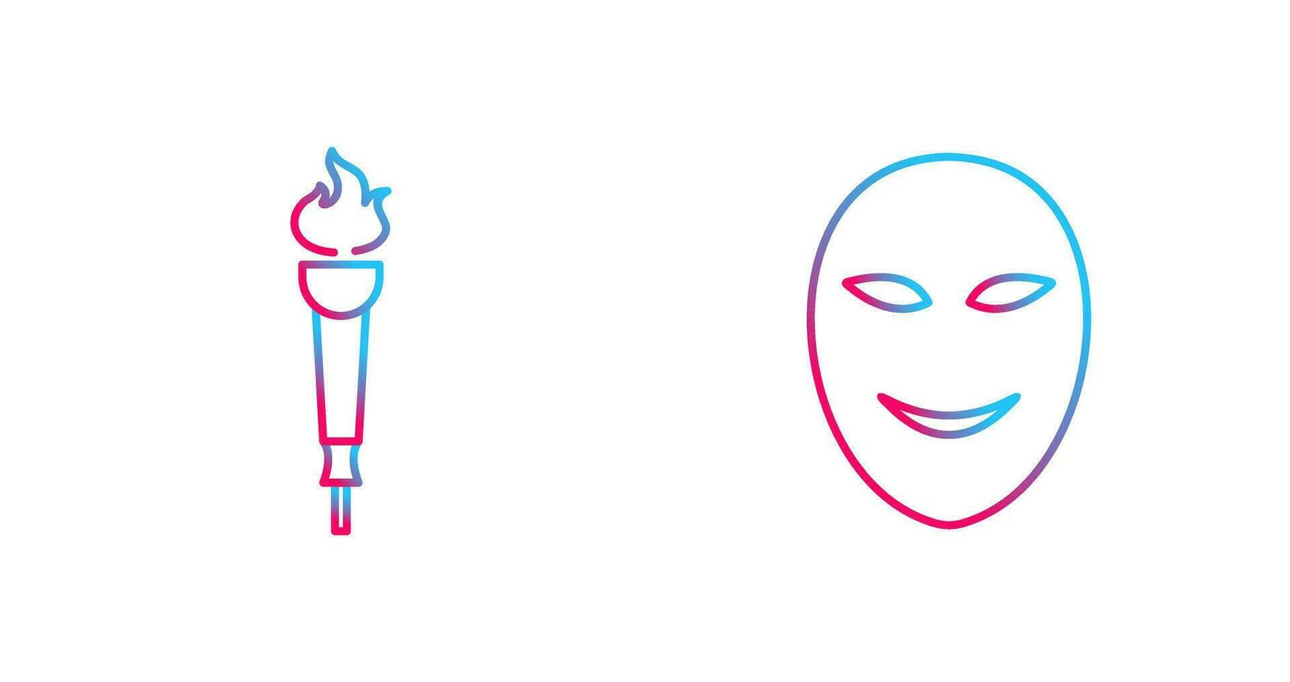 Museum Torch and Ancient Icon vector
