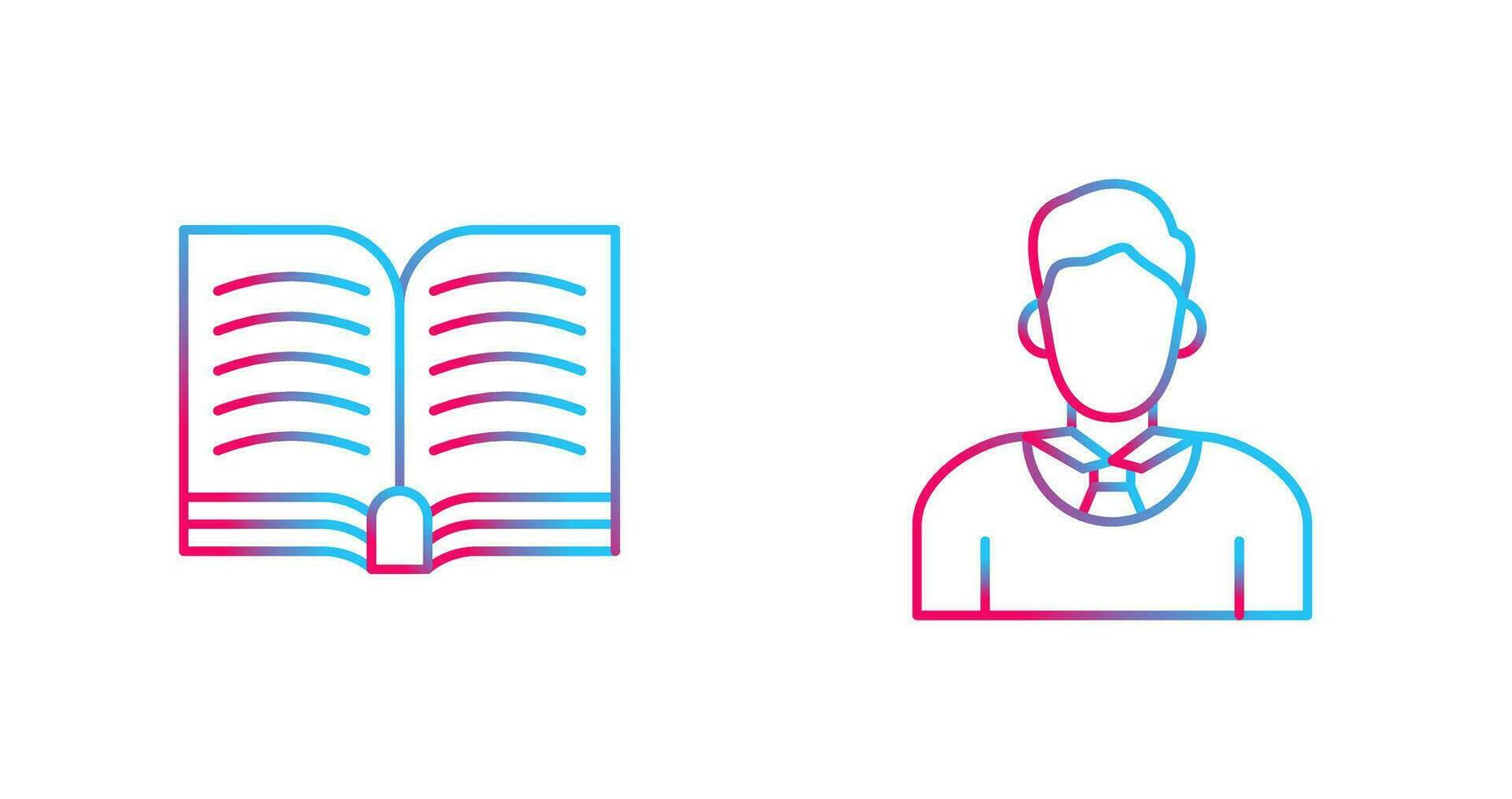 Book and Judge Icon vector