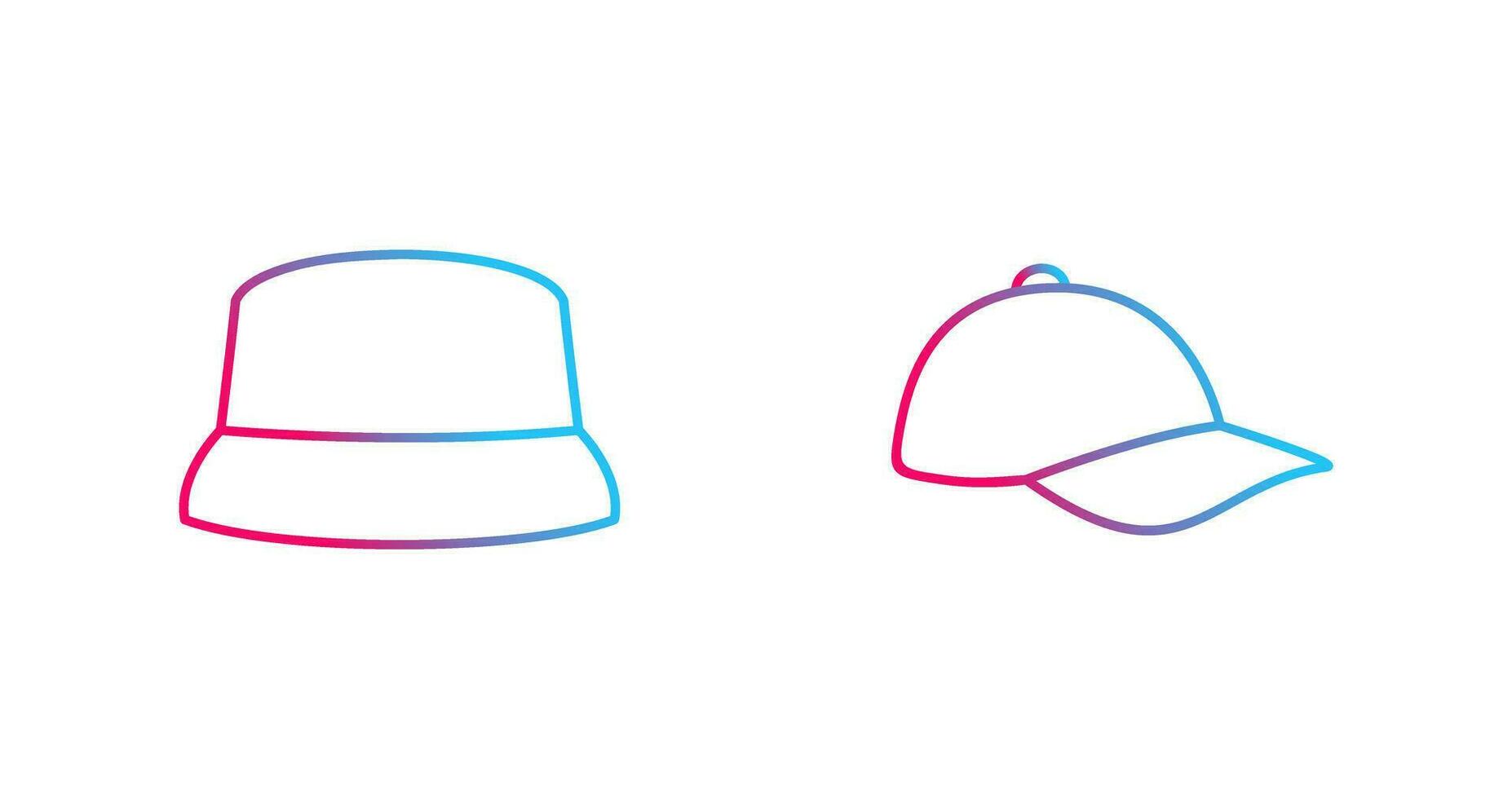 Hat and athletic Icon vector