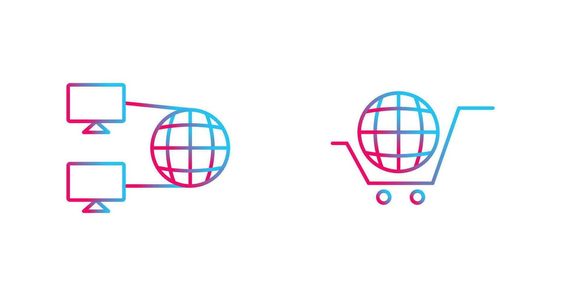 Internet Connectivity and Global Icon vector