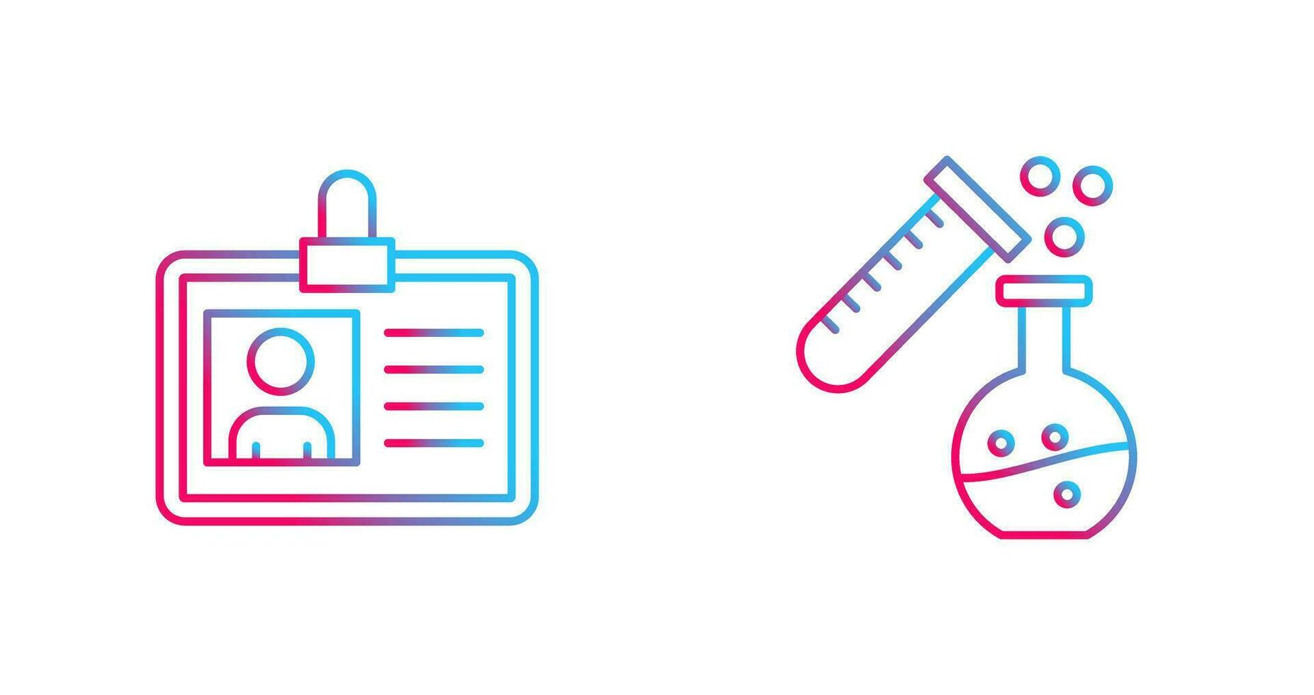 Identity and Lab Icon vector