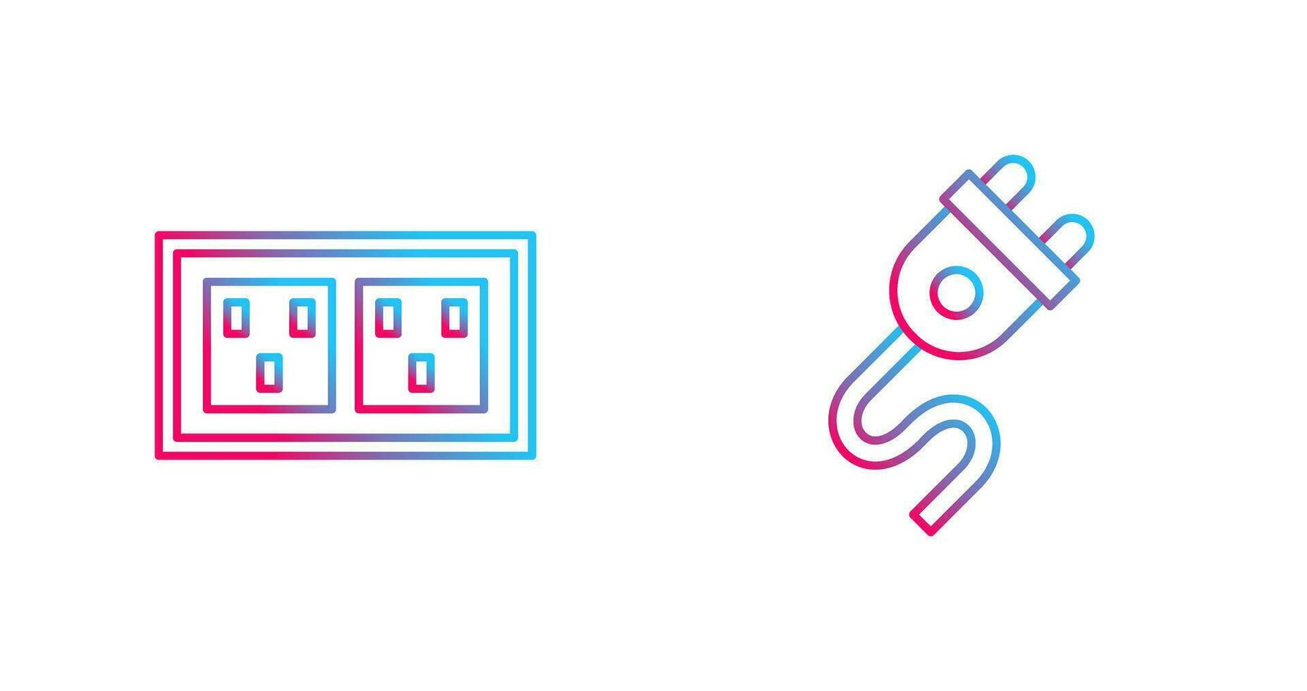 Socket and Plug Icon vector