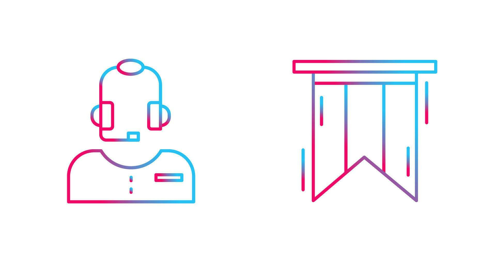 Customer Service and Bookmark Icon 32655568 Vector Art at Vecteezy