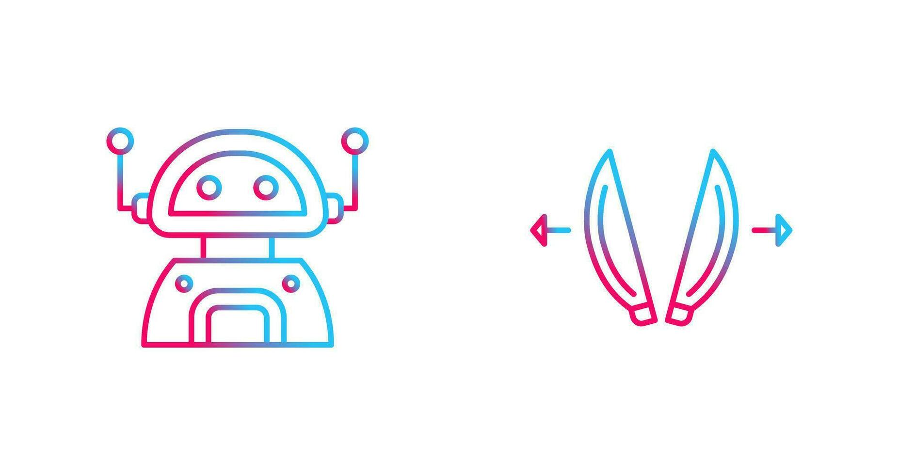 robot and playload Icon vector