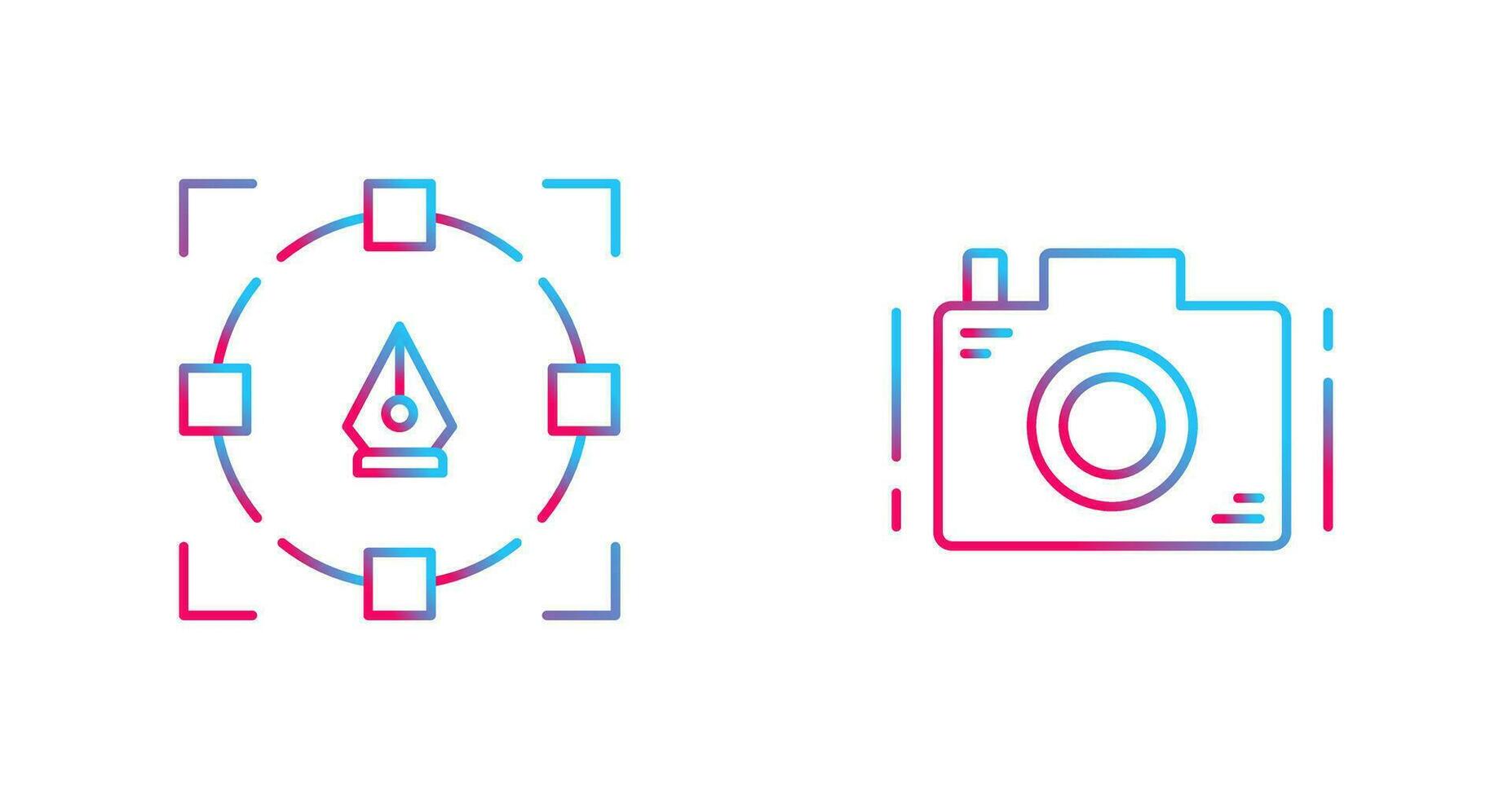 Camera and vector Icon