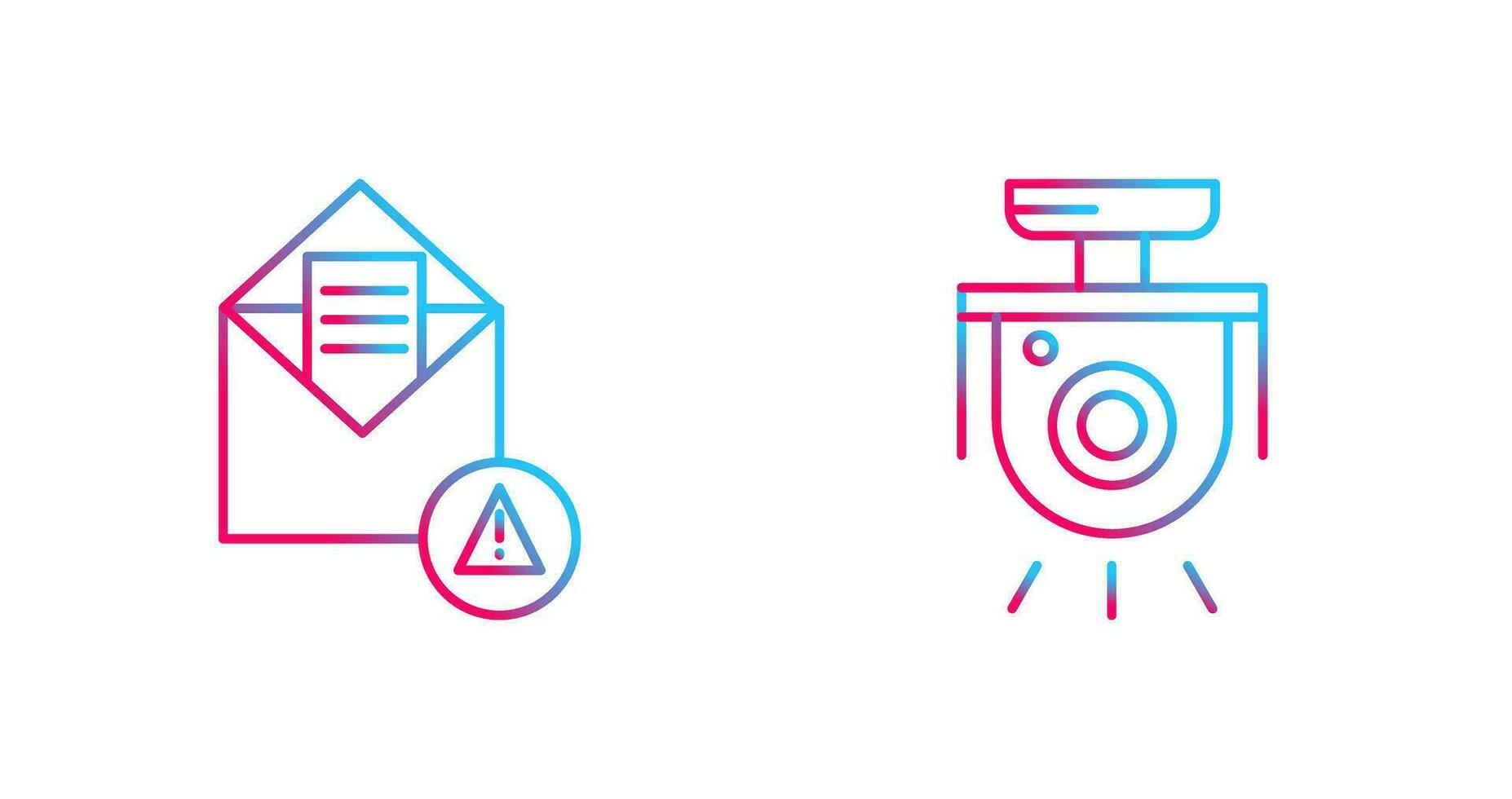 Spam and Security Camera Icon vector