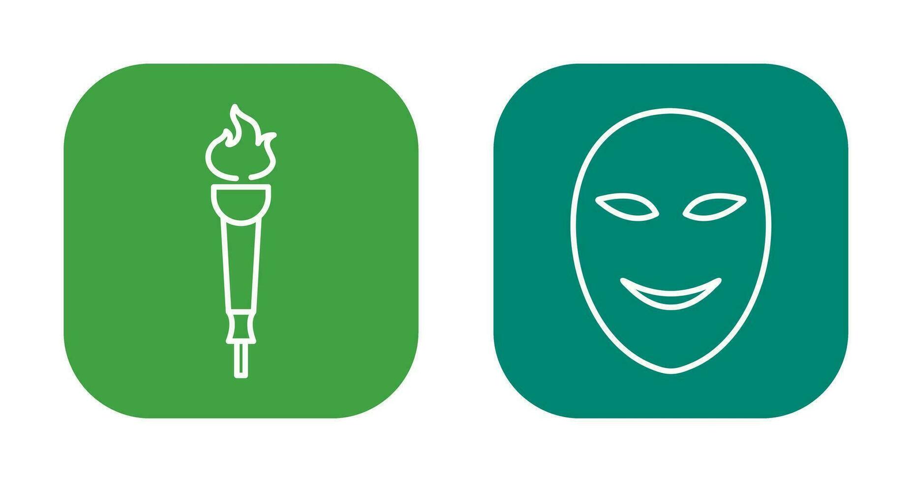 Museum Torch and Ancient Icon vector