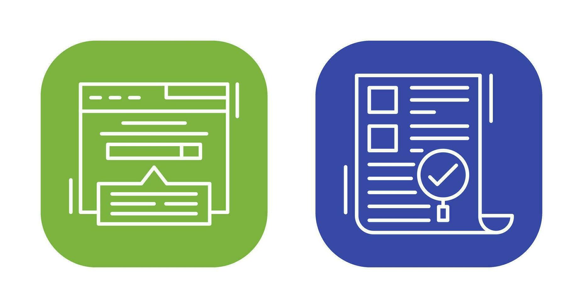 Keyword Search and SEO Audit Icon vector