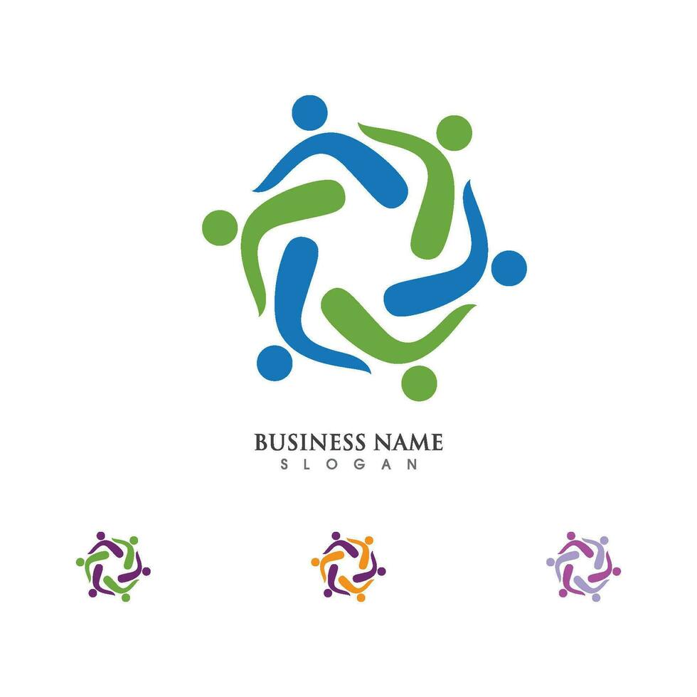 Community, network and social icon vector
