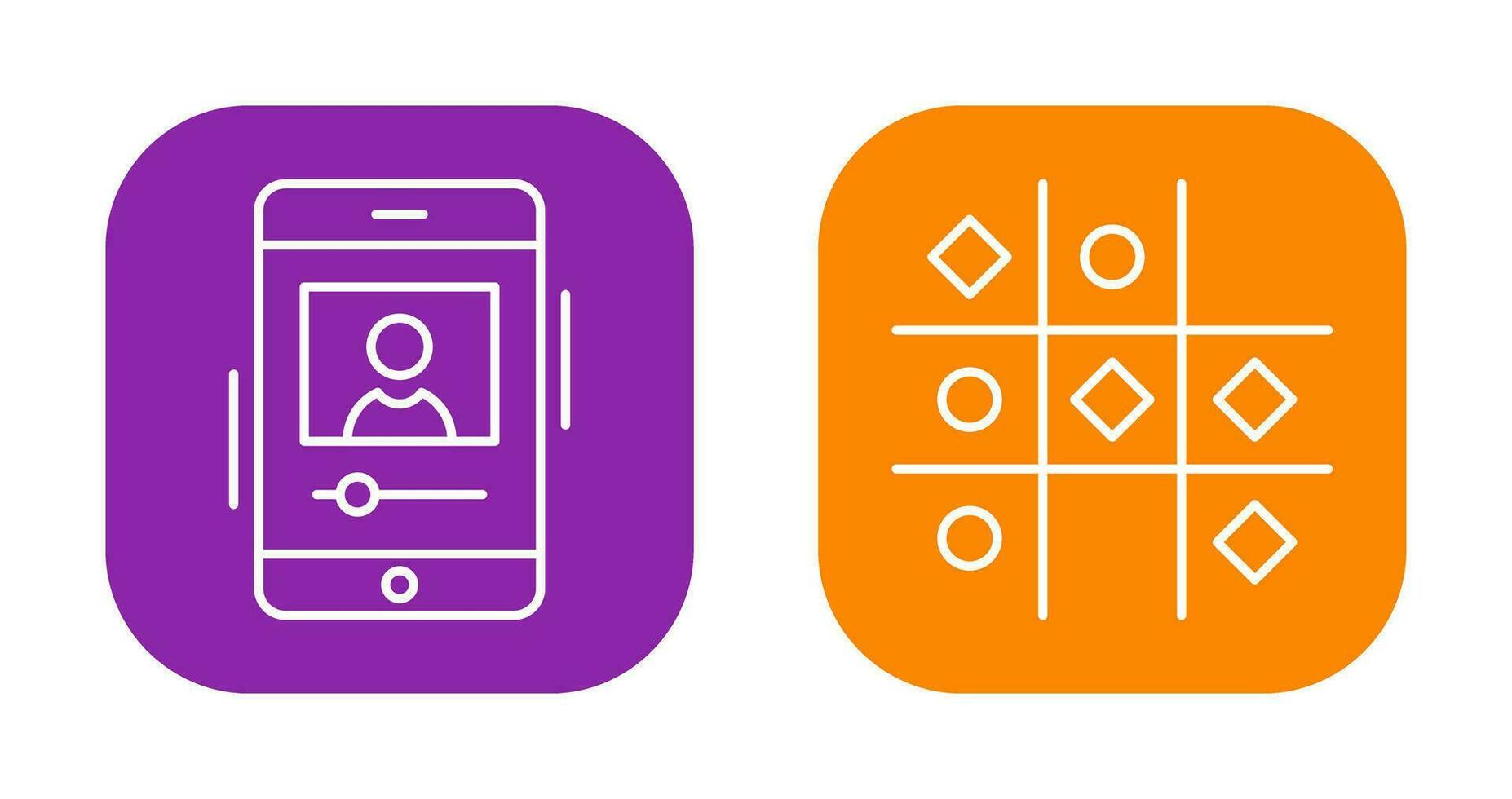 log and Tic Tac Toe Icon vector