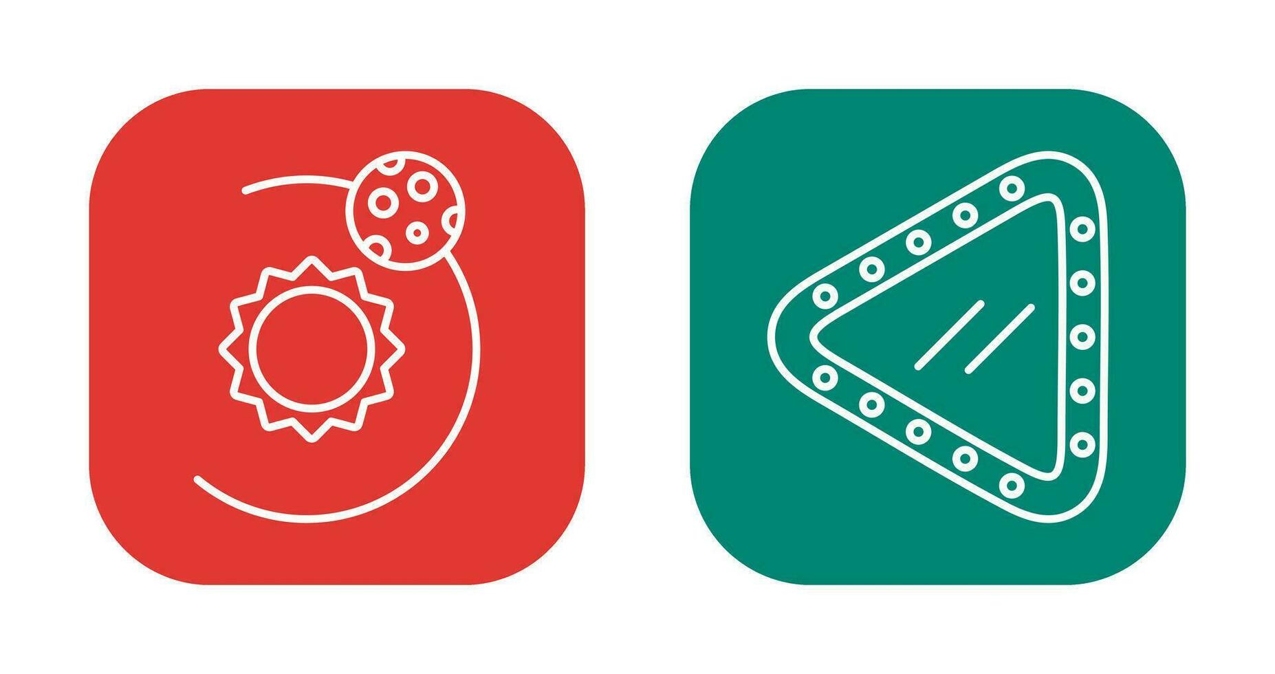 orbit and porthole Icon vector