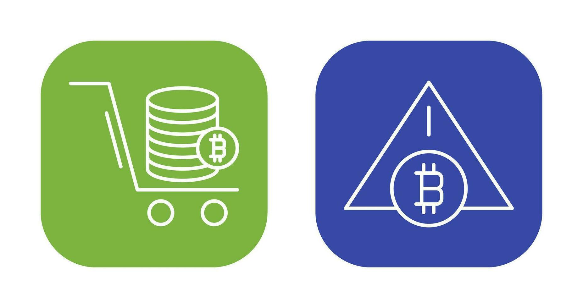 Trolley and Warning Icon vector