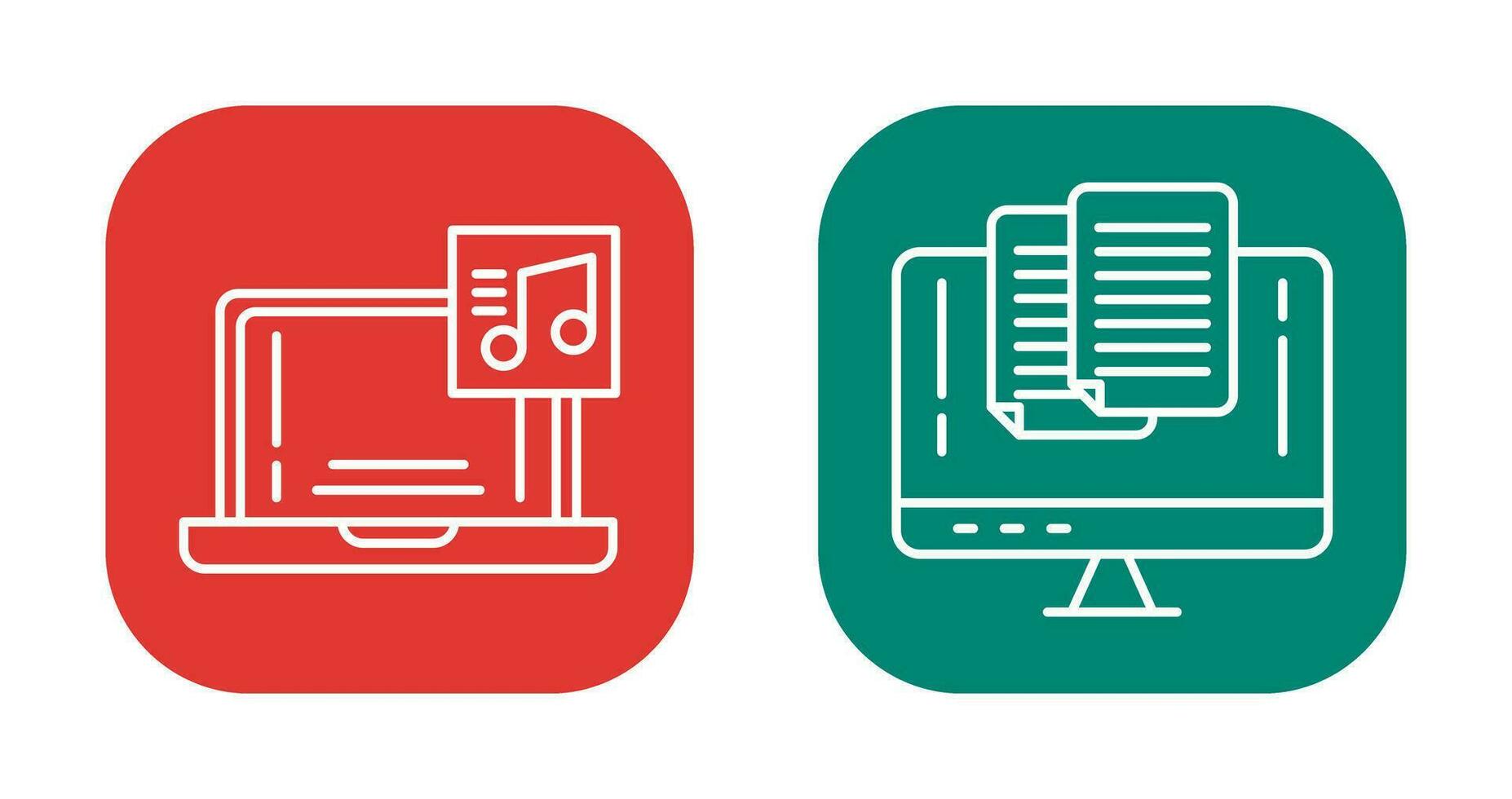 Music and Paste Icon vector