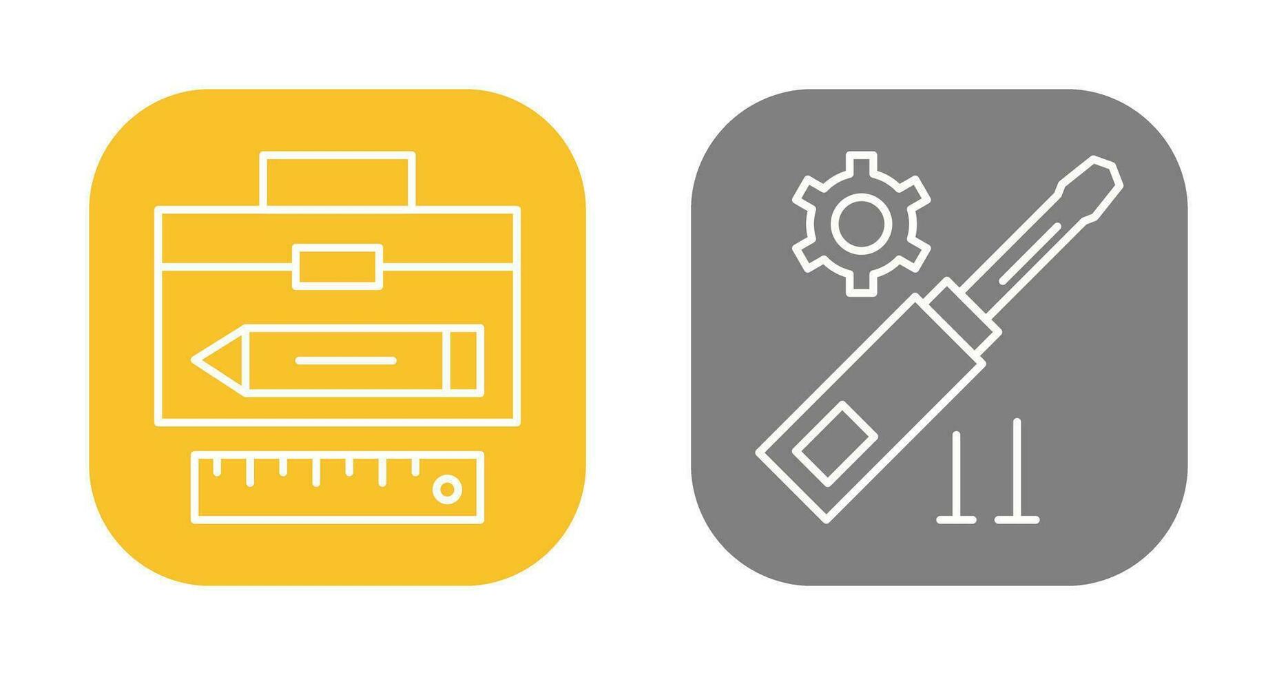 Geometry and Gear Icon vector