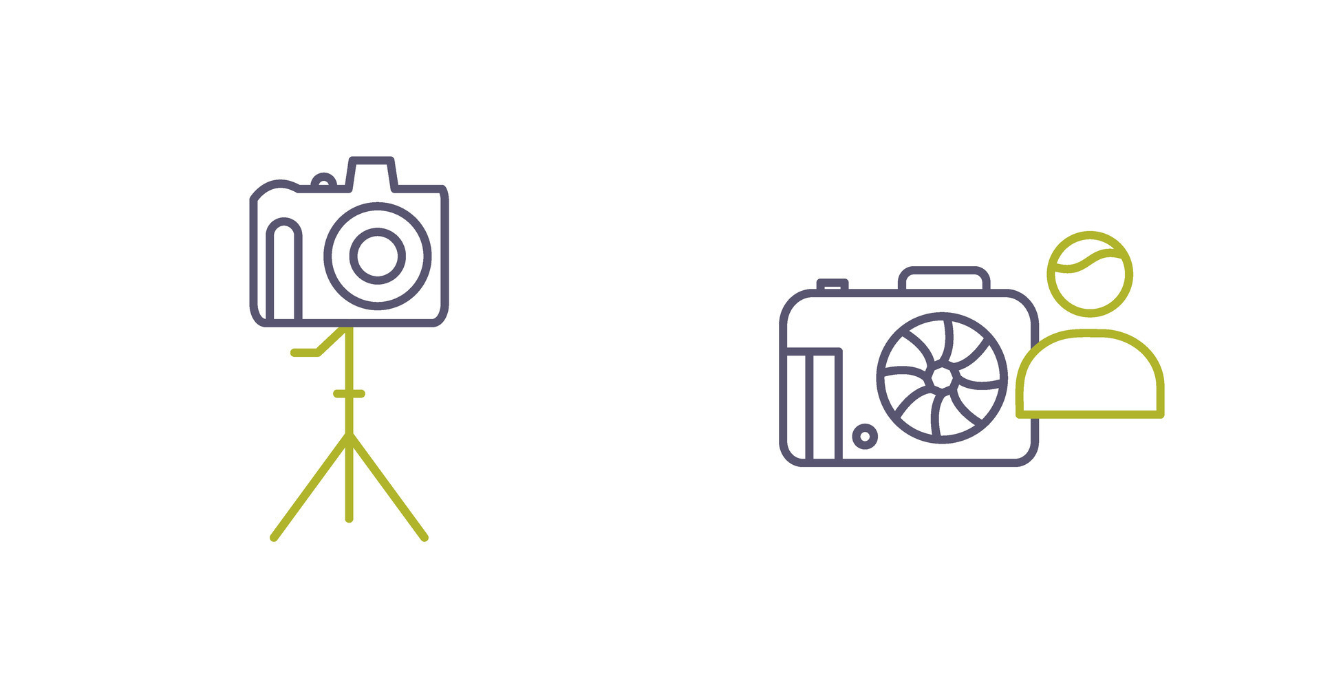 camera on stand and photographer Icon 32657056 Vector Art at Vecteezy