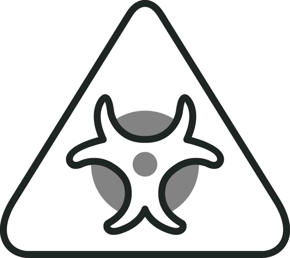 Biological Hazard Vector Icon