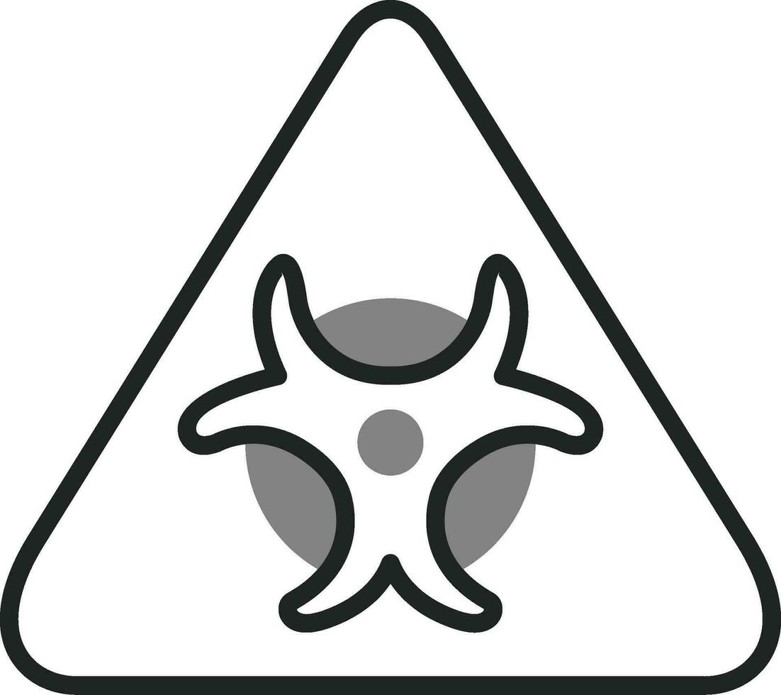 Biological Hazard Vector Icon