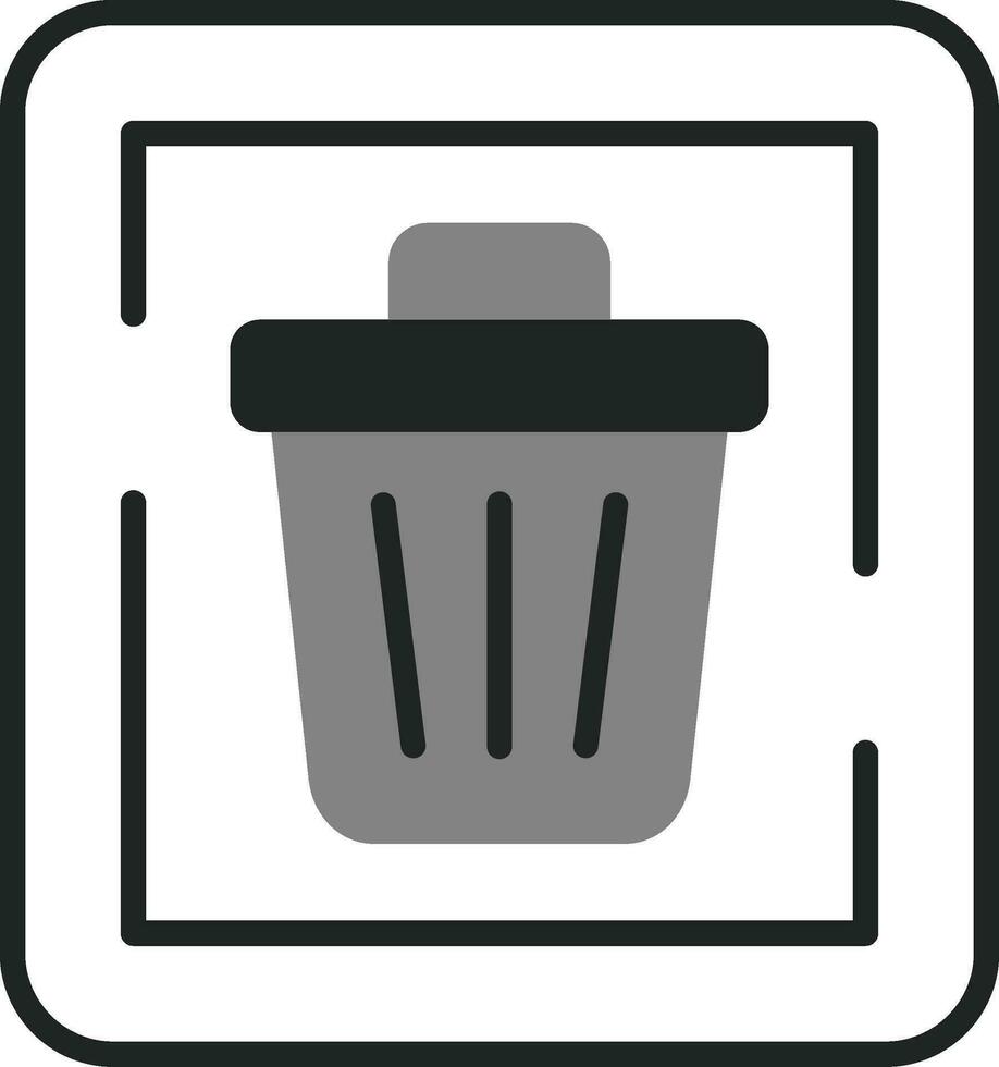 Trash Sign Vector Icon