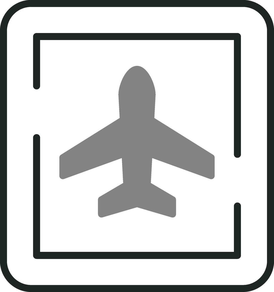 Airport Sign Vector Icon