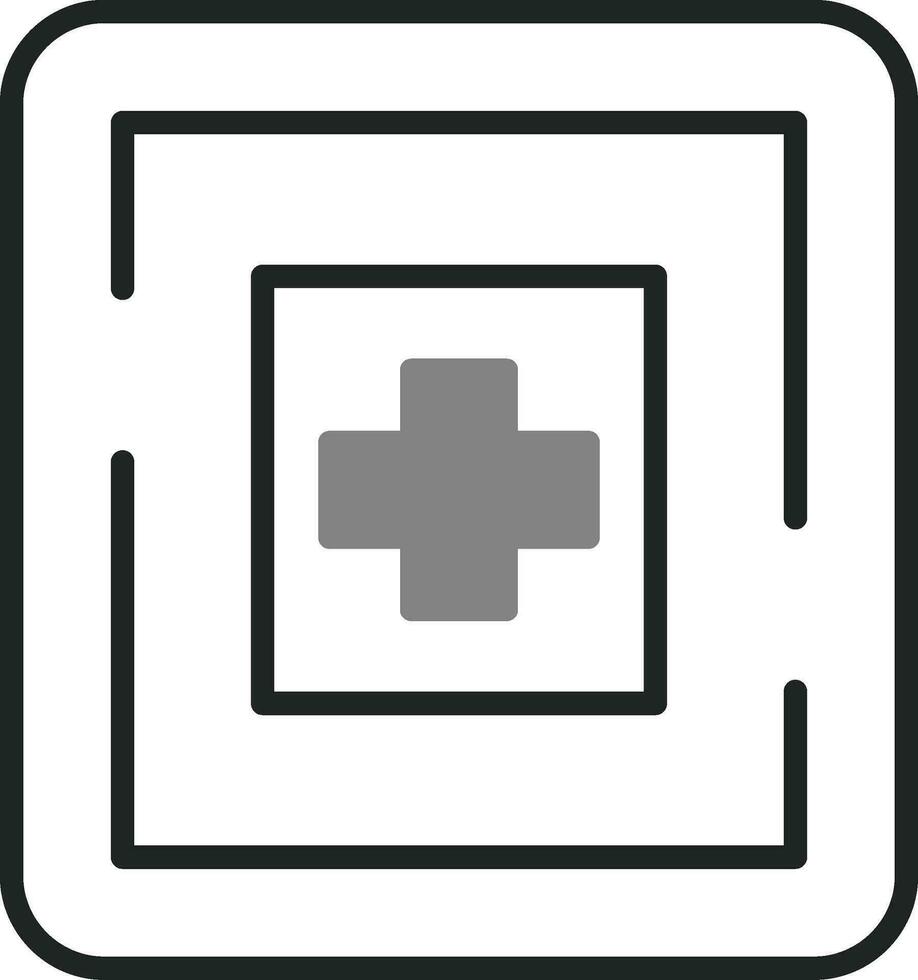 icono de vector de hospital