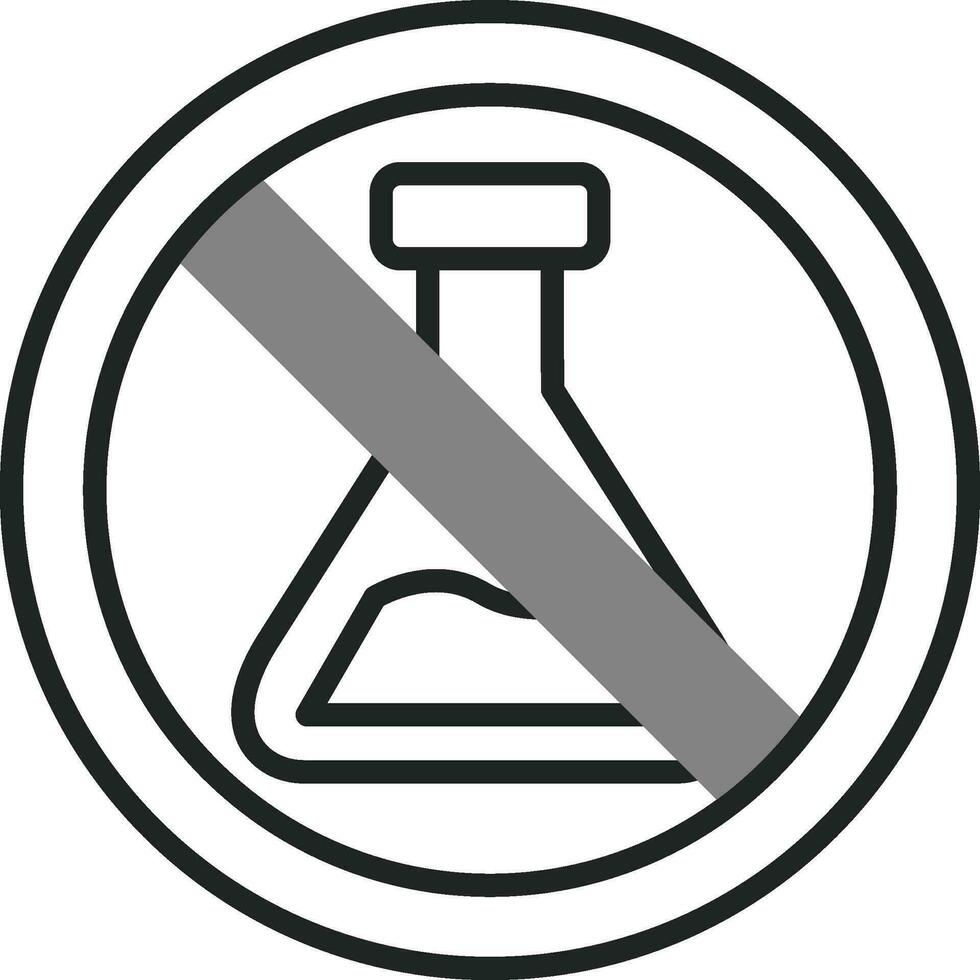 No Chemical Vector Icon