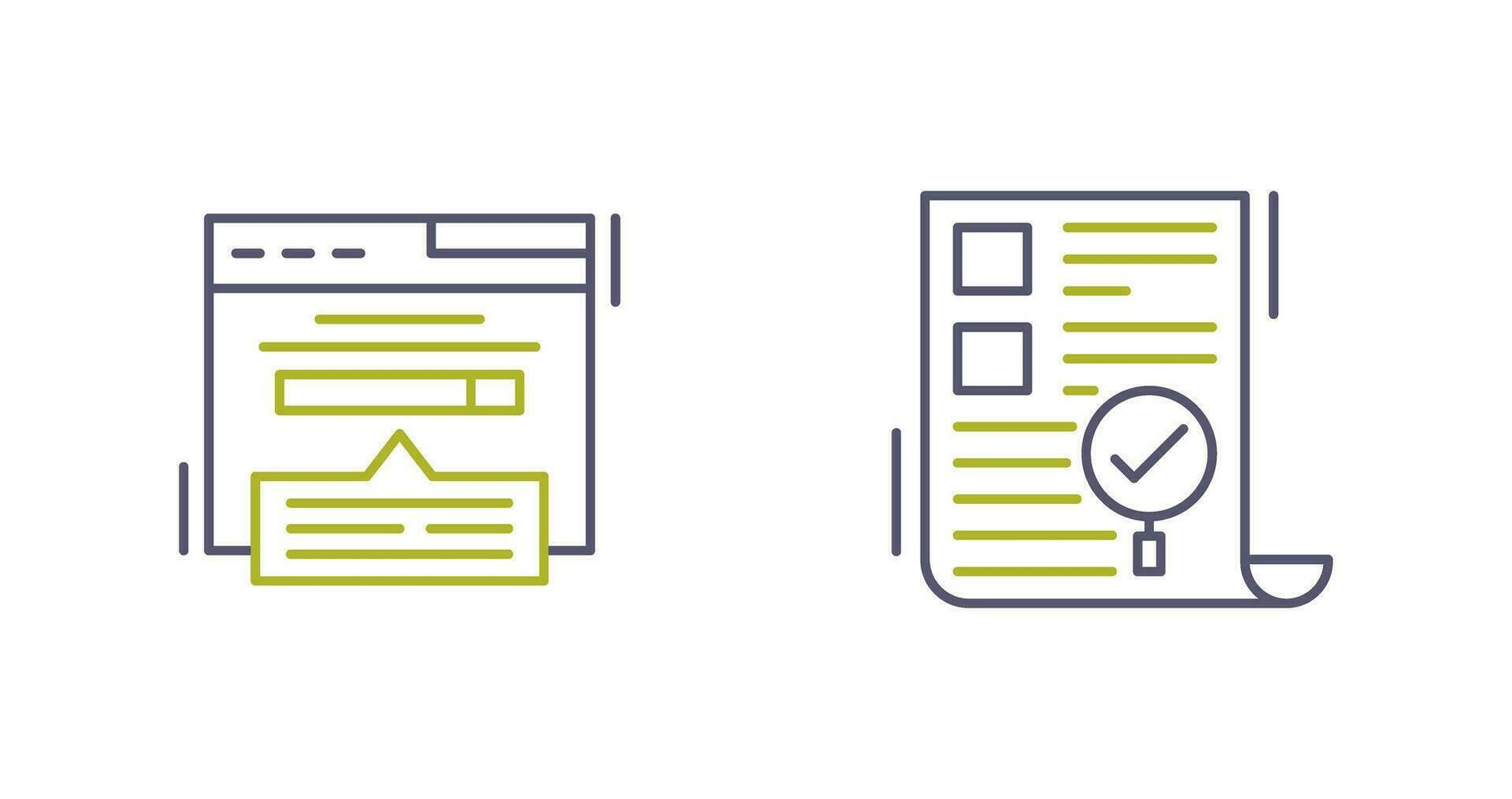 Keyword Search and SEO Audit Icon vector
