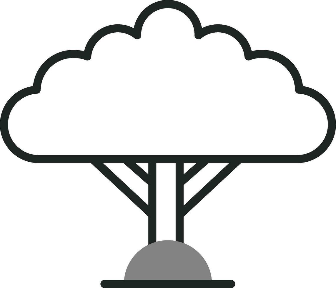 Dragon Tree Vector Icon