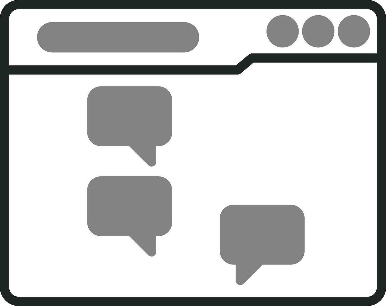 Group Chat Vector Icon