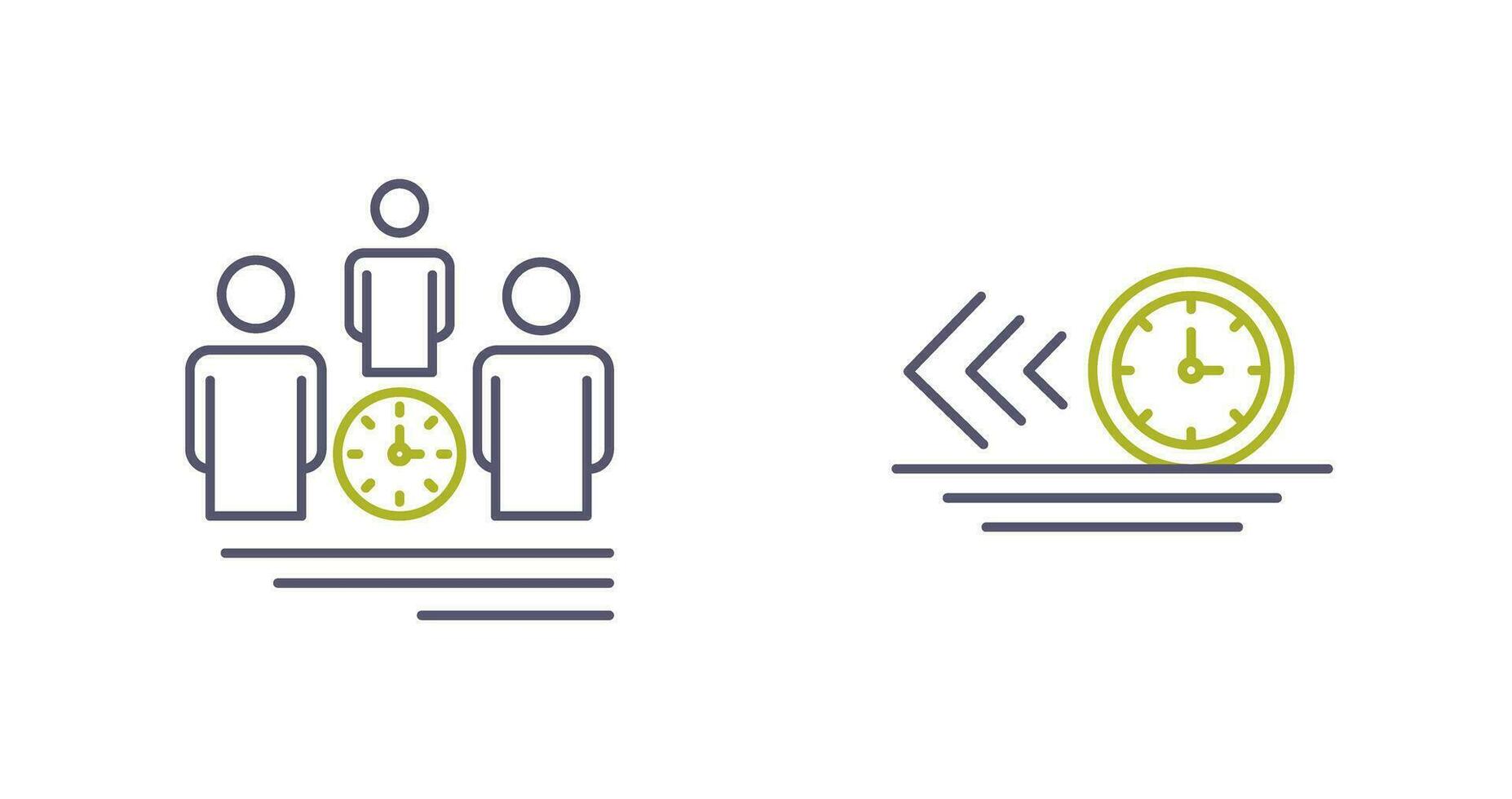 Time Management and Time Management Icon vector