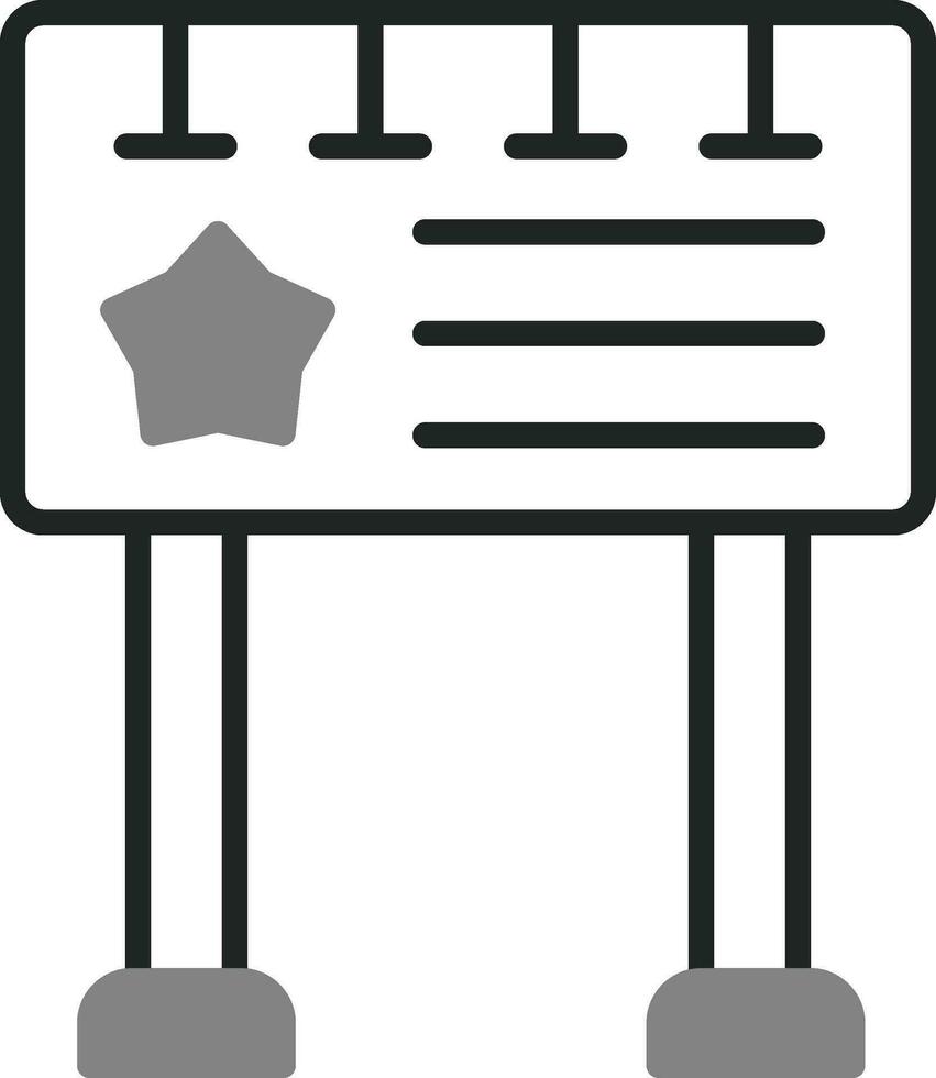 Billboard Vector Icon