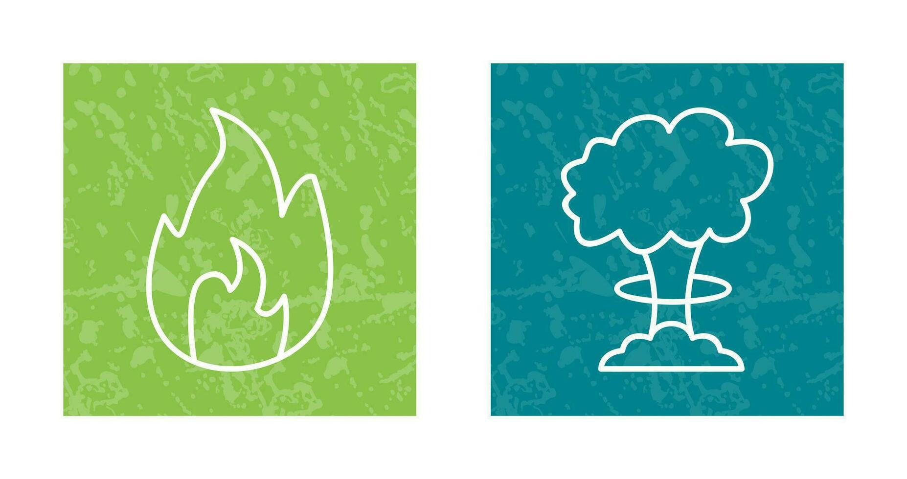 flame and bomb blast Icon vector