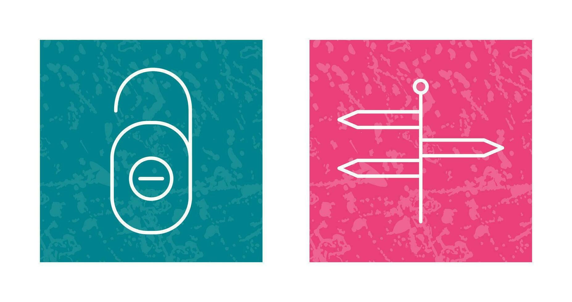 do not disturb and directions  Icon vector