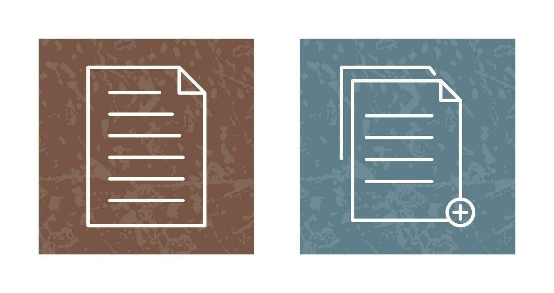 document and two files  Icon vector