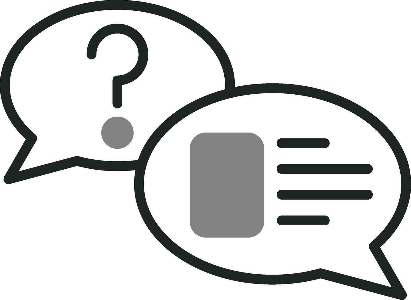 Answer Vector Icon