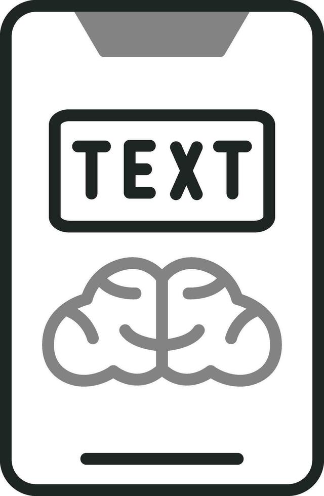 Text Vector Icon