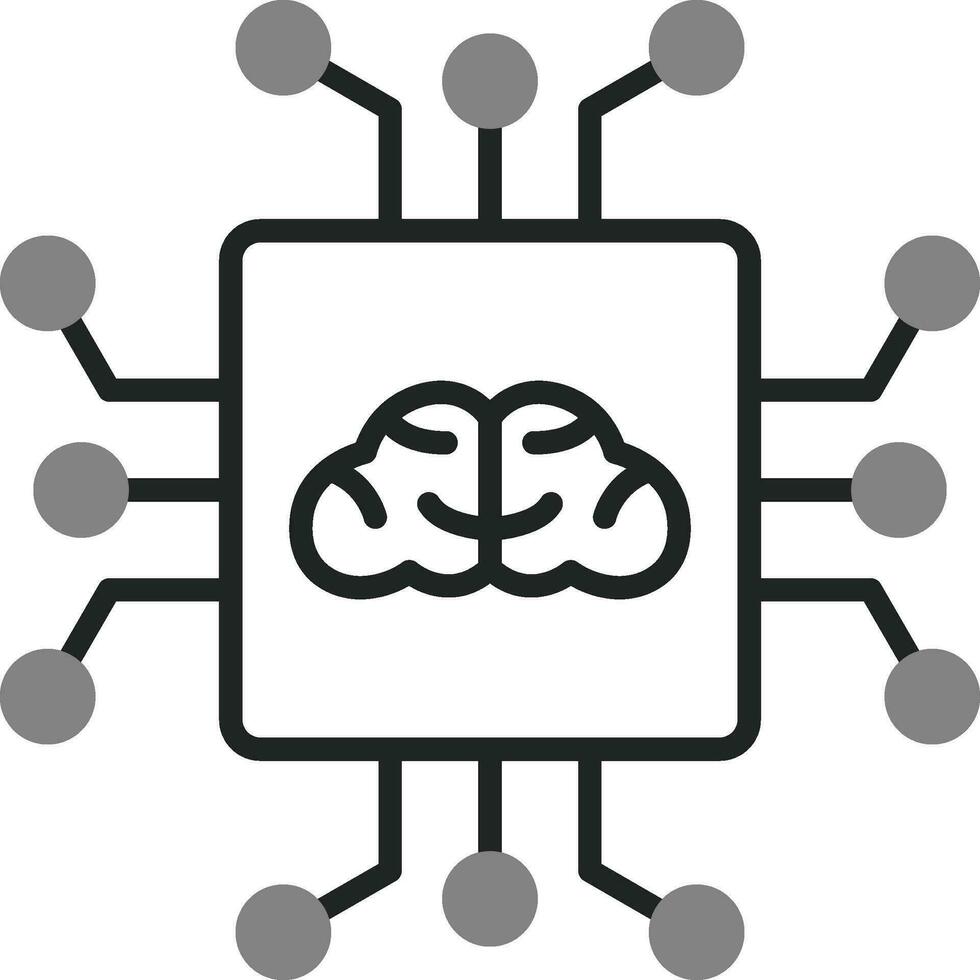 Artificial Intelligence Vector Icon