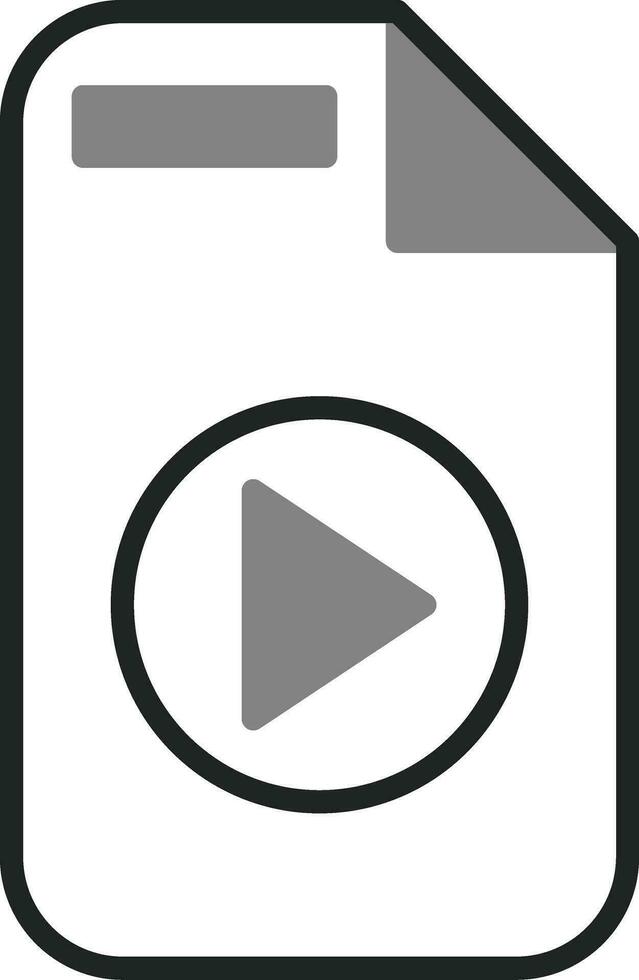 Video File Vector Icon