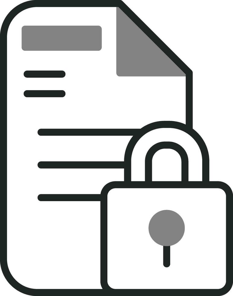 Secure Folder Vector Icon