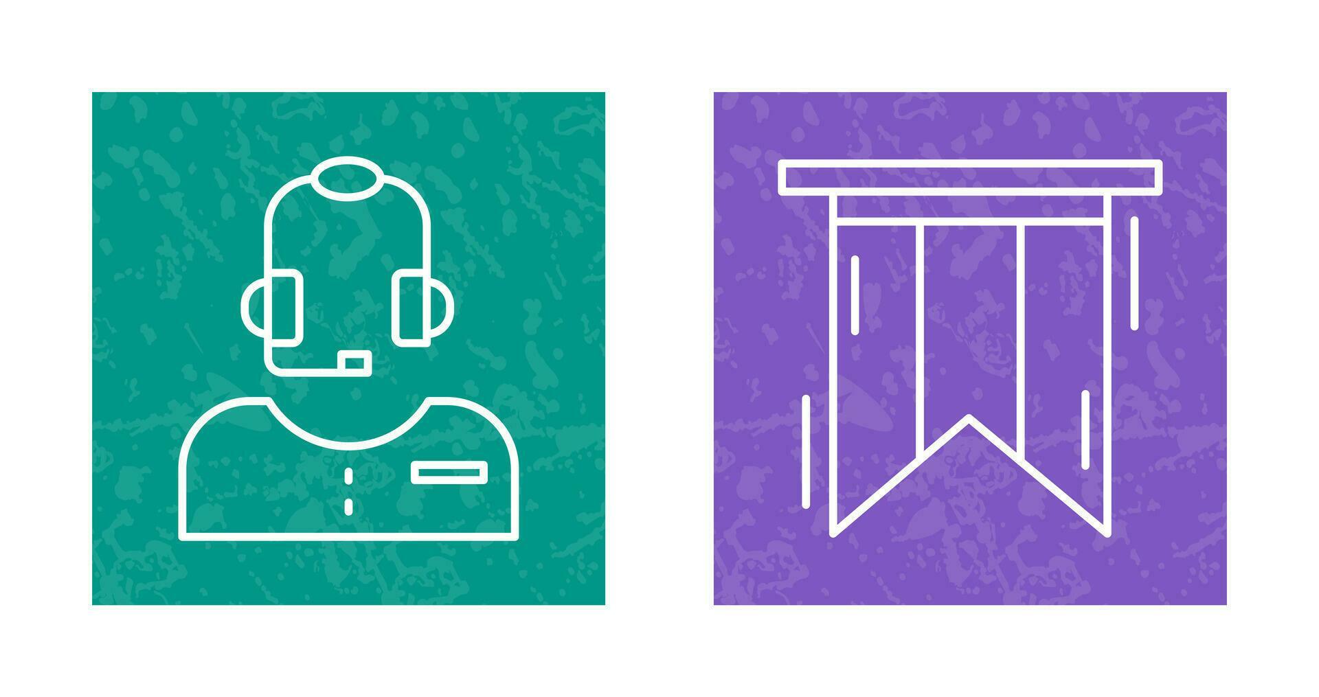 Customer Service and Bookmark Icon 32658992 Vector Art at Vecteezy