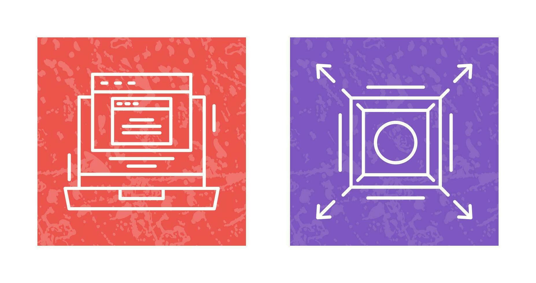 Pop Up and Maximize Icon vector