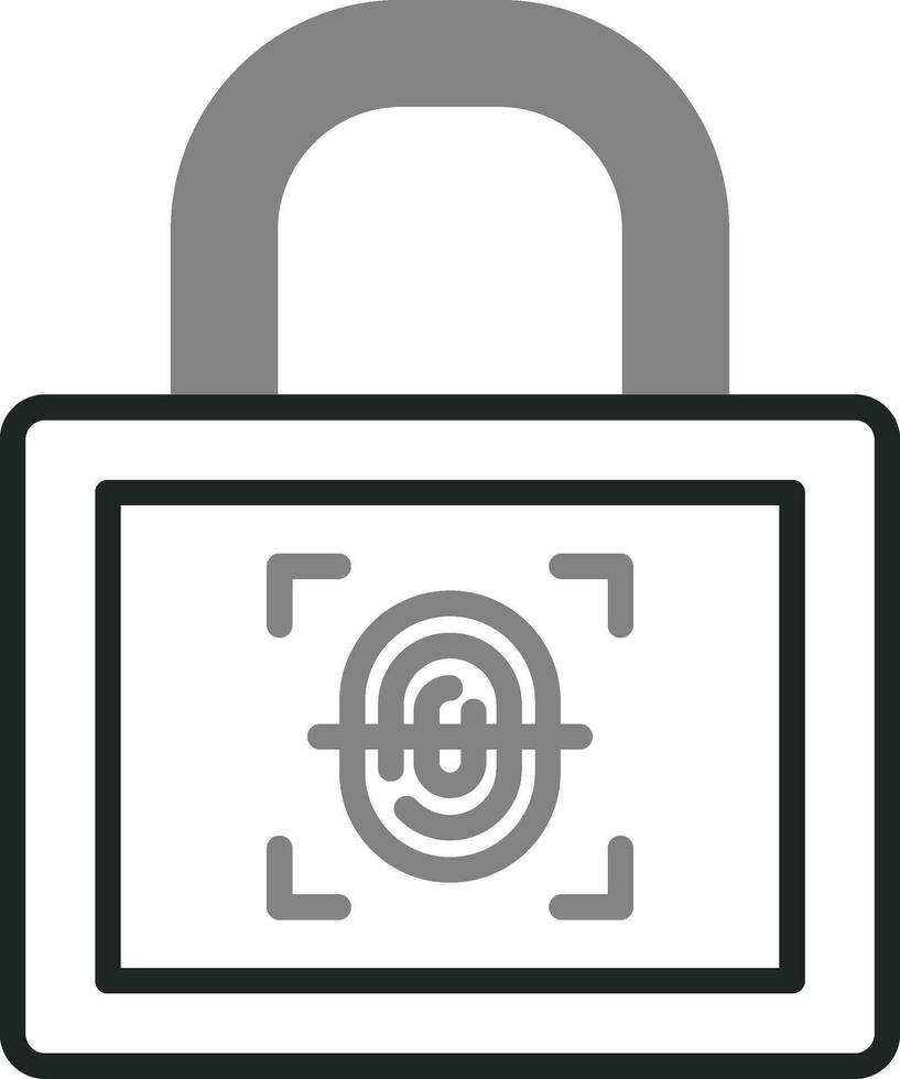 Fingerprint Vector Icon