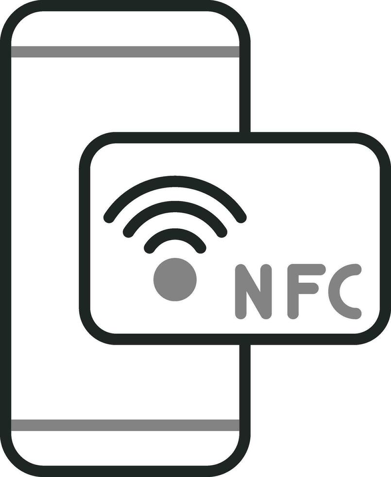 nfc vector icono