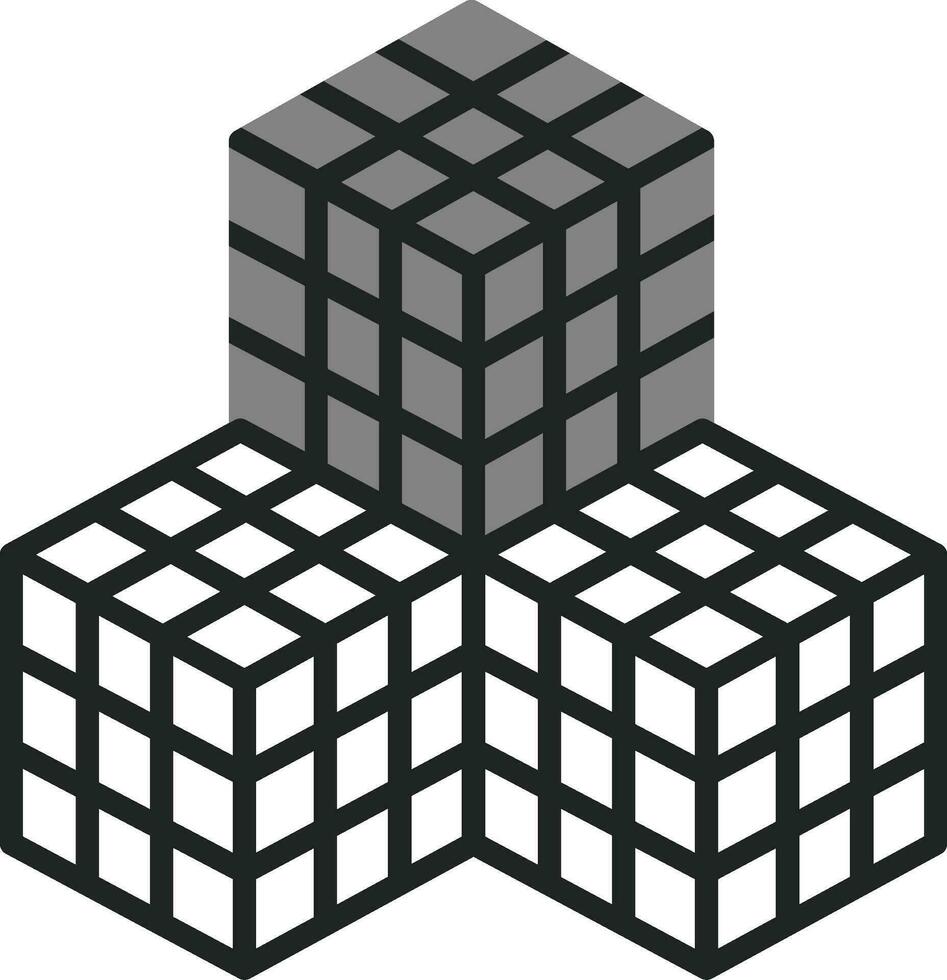 Cubes Vector Icon