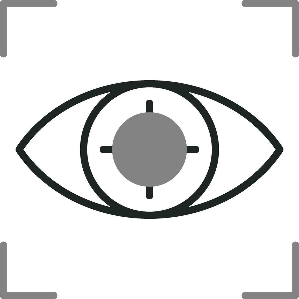 Eye Tracking Vector Icon